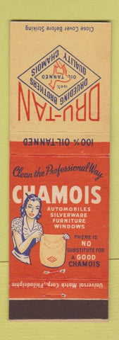 Matchbook Cover - Dru Tan Chamois girlie