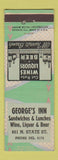 Matchbook Cover - George's Inn Chicago IL ARROW