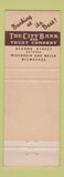 Matchbook Cover - City Bank and Trust Milwaukee WI