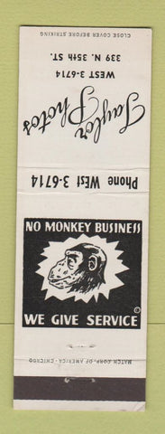 Matchbook Cover - Taylor Photos Monkey Chicago?