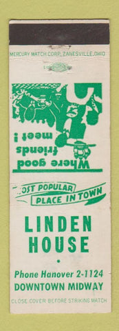 Matchbook Cover - Linden House