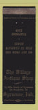 Matchbook Cover - Village Antique Shop Syracuse IN WEAR