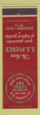 Matchbook Cover - SS Pierce Stores Boston MA