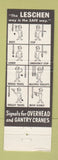 Matchbook Cover - Leschen Wire Rope San Bernardino CA WEAR