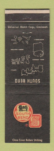 Matchbook Cover - South Bend Tools Lathes IN