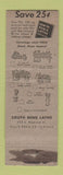 Matchbook Cover - South Bend Tools Lathes IN