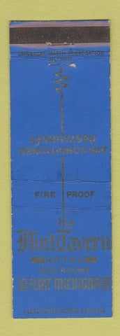 Matchbook Cover - Mint Tavern Hotel Flint mI WEAR