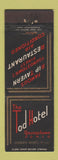 Matchbook Cover - Tod Hotel Youngstown OH WEAR