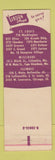 Matchbook Cover - Libson Shops St Louis MO 25th Anniversary