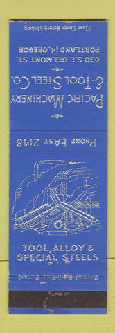 Matchbook Cover - Pacific Machinery and Tool Portland OR