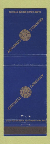 Matchbook Cover - Grinell Company Spokane WA Pipe Fittings Valves