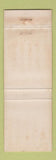 Matchbook Cover - Castle Apartments Akron OH WEAR