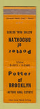 Matchbook Cover - Potter of Brooklyn Real Estate NY? WEAR