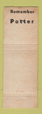 Matchbook Cover - Potter of Brooklyn Real Estate NY? WEAR