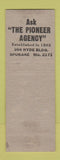 Matchbook Cover - Rogers and Rogers Insurance Spokane WA