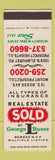 Matchbook Cover - George L Busse Insurance Prospect Heights IL Mount Prospect