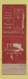 Matchbook Cover - Fitts Real Estate Insurance Framingham MA