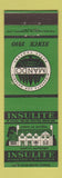 Matchbook Cover - Insulite Minneapolis MN Mando Paper Ray Adams Harvard Lumber