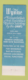 Matchbook Cover - Uhr's Wynne Kosher Catering Philadelphia PA Jewish Kosher