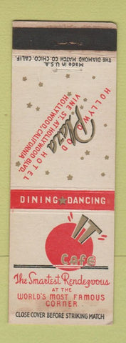 Matchbook Cover - It Cafe Hollywood Plaza Hotel CA WEAR