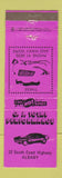 Matchbook Cover - CJ Total Performance Albany Australia WEAR auto parts