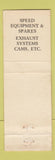Matchbook Cover - CJ Total Performance Albany Australia WEAR auto parts