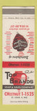 Matchbook Cover - Top Brands Soap Sales St Louis MO