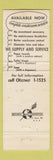 Matchbook Cover - Top Brands Soap Sales St Louis MO
