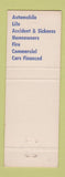 Matchbook Cover - Louis J Varisano Insurance Allstate Warre PA
