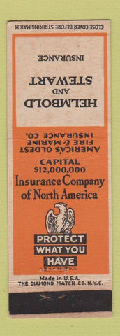 Matchbook Cover - Helmbold and Stewart Insurance