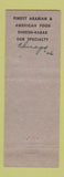 Matchbook Cover - Arabian Nights Restaurant Chicago IL
