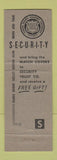 Matchbook Cover - Pottstown Bank PA