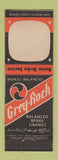 Matchbook Cover - Grey Rock Brake Linings