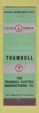 Matchbook Cover - Trumbull Electric Control Distribution