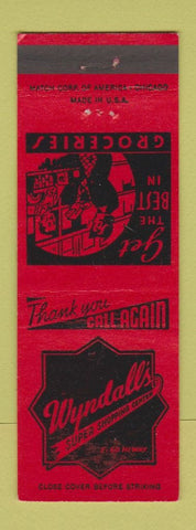 Matchbook Cover - Wyndall's Shopping Center