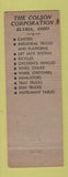 Matchbook Cover - Colson Corp Elyria OH