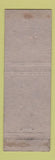 Matchbook Cover - Hoover McCullough Insurance Hagerstown IN WEAR