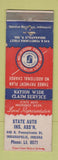 Matchbook Cover - State Auto Insurance Association Indianapolis IN WEAR