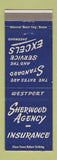 Matchbook Cover - Sherwood Agency Insurance Westport CT