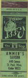Matchbook Cover - Ammer's Tavern ST Paul MN WORN