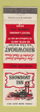 Matchbook Cover - Showboat Inn Greenwich CT