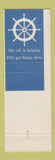 Matchbook Cover Marine Corporation Waukesha County Merton Pewaukee Brookfield WI