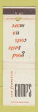 Matchbook Cover - Gump's Stores San Francisco CA