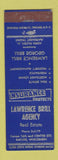Matchbook Cover - Lawrence Brill Real Estate Insurance Racine WI