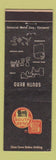 Matchbook Cover - South Bend Tools Lathes IN