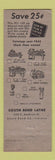 Matchbook Cover - South Bend Tools Lathes IN