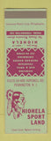 Matchbook Cover - Hiohela Sport Land Pennington NJ Indian SAMPLE