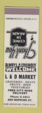 Matchbook Cover - L&D Market Grocery SAMPLE