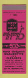 Matchbook Cover - North Sedgewick Washerette Laundry SAMPLE