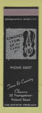 Matchbook Cover - Town and Country Cleaners Youngstown? OH SAMPLE